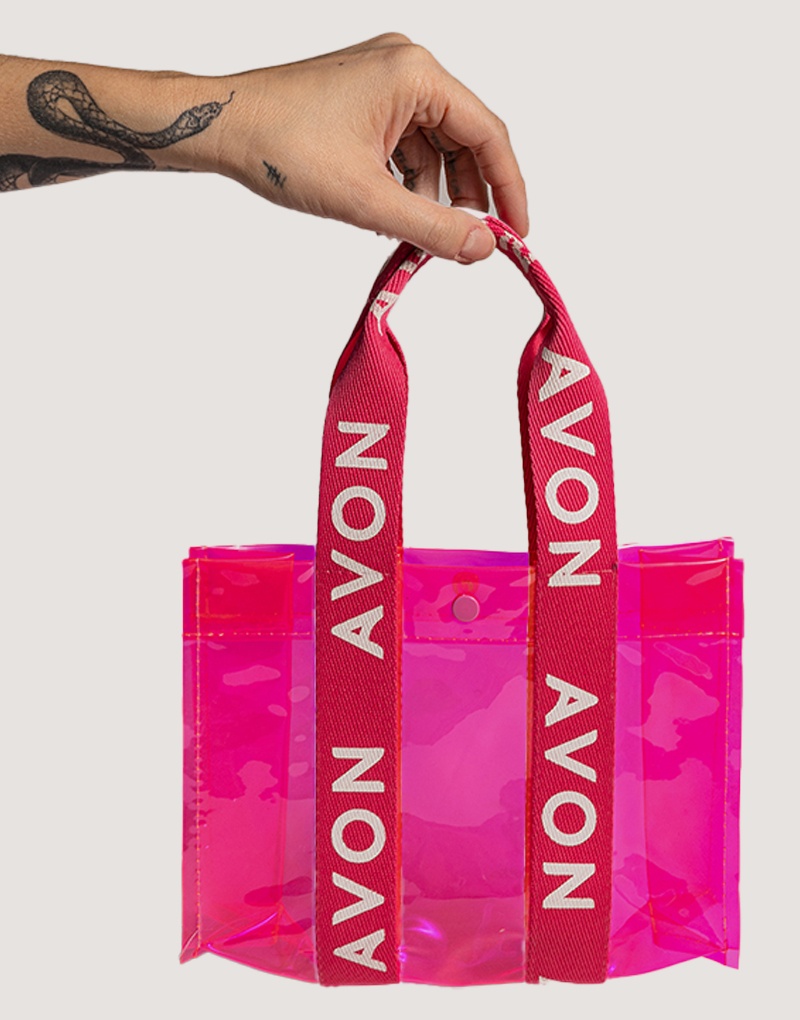 Bolsa Mini Tote Transparente