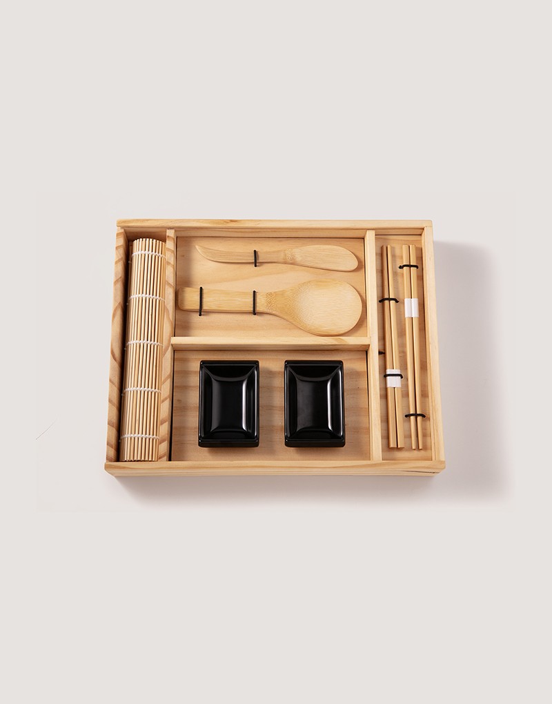 Kit Comida Japonesa com Tampa Transparente